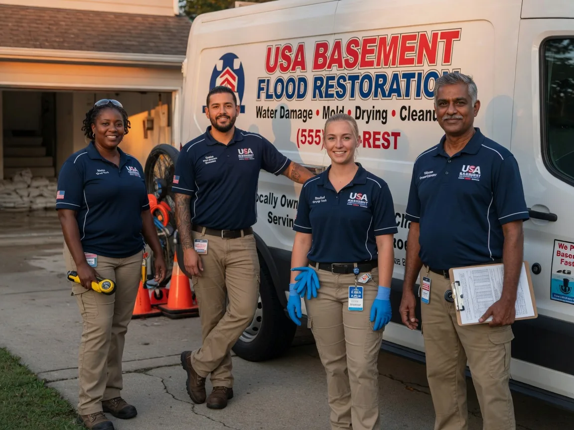 Basement Flood Cleanup company in Sawyerville, IL