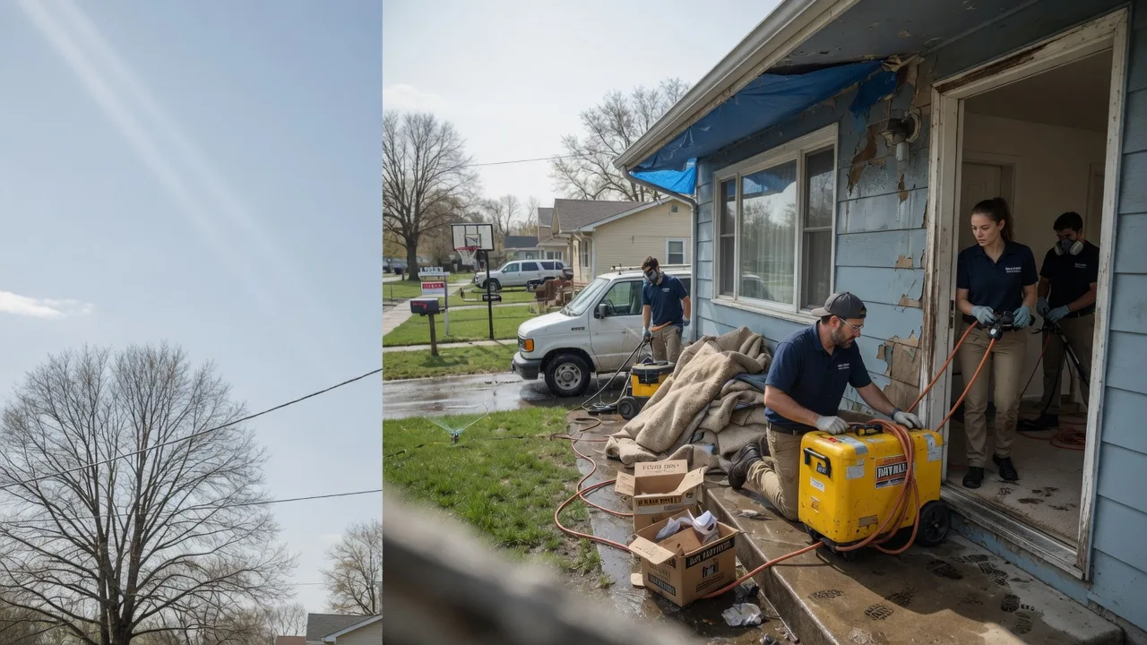 Basement Flood Cleanup in Sawyerville, IL near me